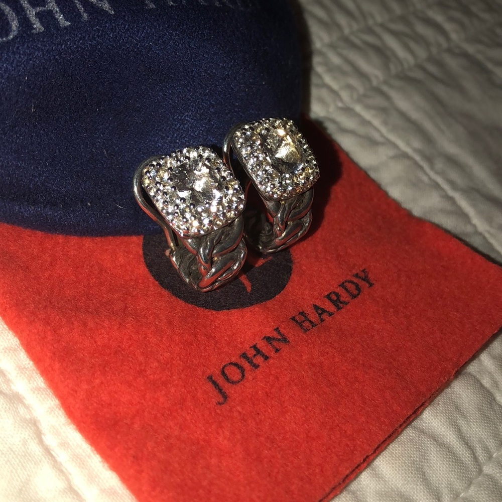 John Hardy diamond earrings - Picture 2 of 8
